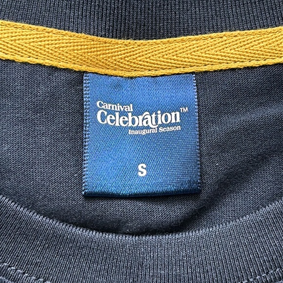 Carnival Celebration Inaugural Season Shirt Size S - Picture 4 of 4